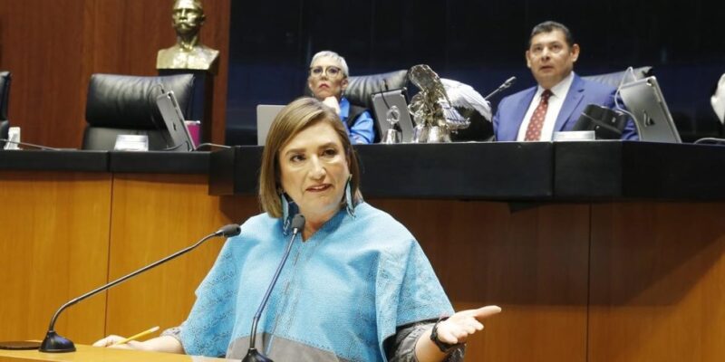 a senadora Xóchitl Gálvez está extrañada y hasta molesta de que digan que es la “corcholata” de Claudia Sheinbaum en la oposición para la Jefatura de Gobierno en 2024