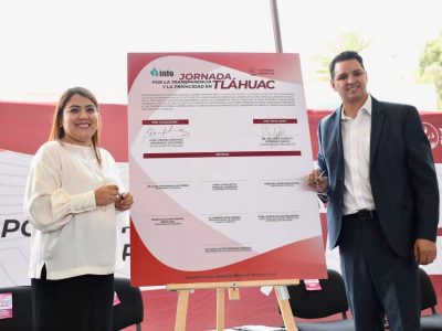 Con el objetivo de promover y difundir en los habitantes de la demarcación los derechos de acceso a la información pública y protección de datos personales, se realizó la Jornada de Transparencia en la alcaldía Tláhuac.