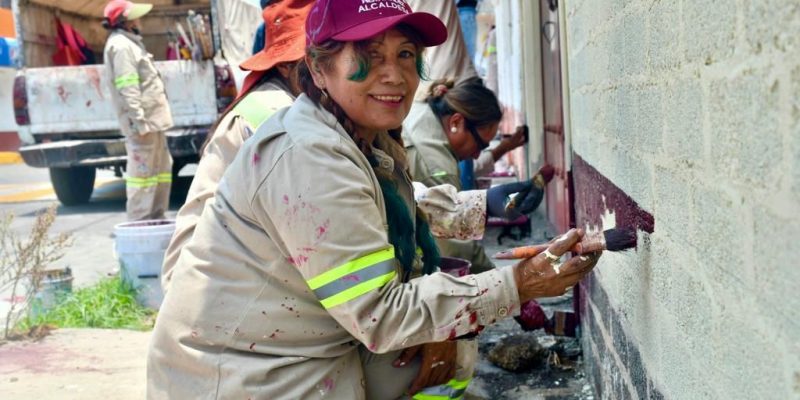 A través de 'Fachada Chula' dan mantenimiento a viviendas de Tláhuac