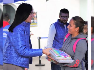 La alcaldesa Lía Limón invitó a las madres y padres de familia a asistir a la Feria de Regreso a Clases que se llevará a cabo del 20 al 22 de agosto en el Salón de Usos Múltiples de la alcaldía ubicado en calle 10 s/n colonia Tolteca.