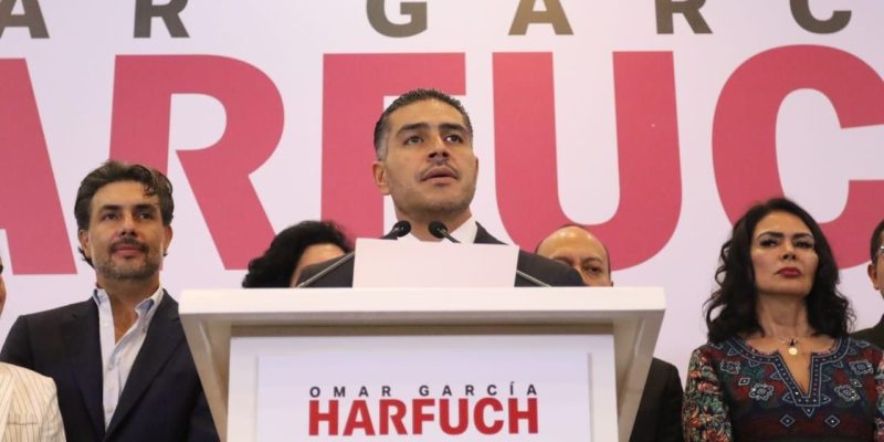 Omar García Harfuch anunció que competirá por la candidatura de Morena para la Jefatura de Gobierno de la Ciudad de México en la elección del 2024. FOTO: ESPECIAL