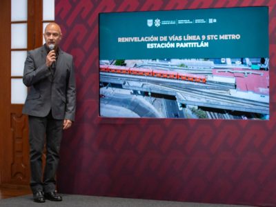 El secretario de Movilidad Andrés Lajous informó que, tres estaciones de la Línea 9 del Metro cerrarán durante cinco meses debido a la renivelación de las vías del tramo oriente. FOTO: GCDMX