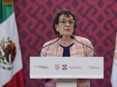 La secretaria de Gestión Integral de Riesgos y Protección Civil del Gobierno capitalino, Myriam Urzúa dijo que aproximadamente 5 mil funcionarios públicos participarán en el Simulacro Nacional del próximo 19 de septiembre a las 12 del día. FOTO: Especial