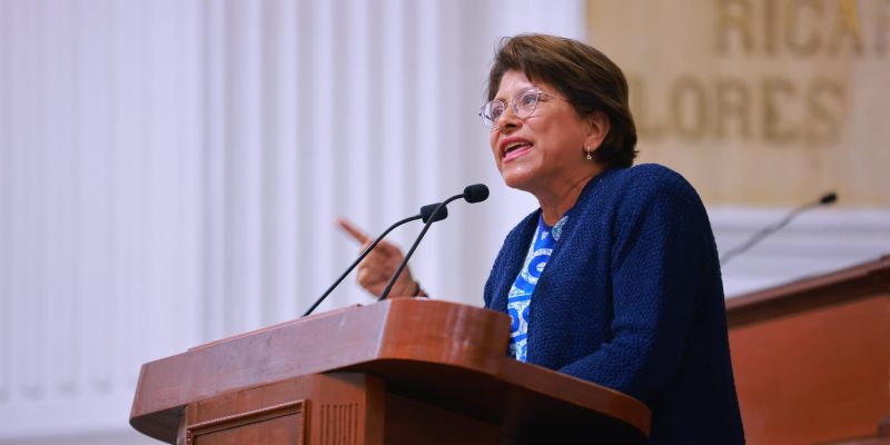 La presidenta de la Junta de Coordinación Política del Congreso de la Ciudad de México (Jucopo) Martha Ávila reveló que será hasta noviembre cuando se presente ante el Pleno Cameral para su votación el dictamen que propondrá la ratificación de Ernestina Godoy como titular de la Fiscalía General de Justicia de la Ciudad de México (FGJCDMX). FOTO: Congreso CDMX