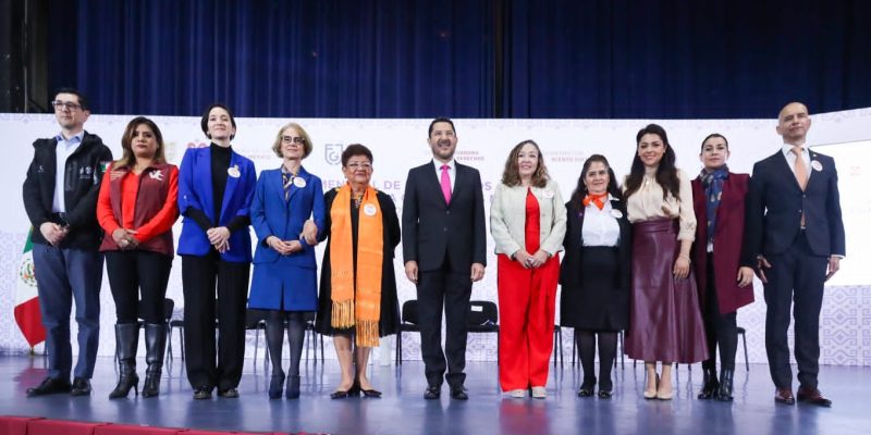 El Jefe de Gobierno, Martí Batres Guadarrama, encabezó el Informe Mensual de Resultados de la Alerta por Violencia contra las Mujeres de la Ciudad de México, donde destacó la reducción de 34 por ciento en los femicidios de enero a octubre de 2020, comparado con el mismo periodo de 2023. FOTO: GCDMX