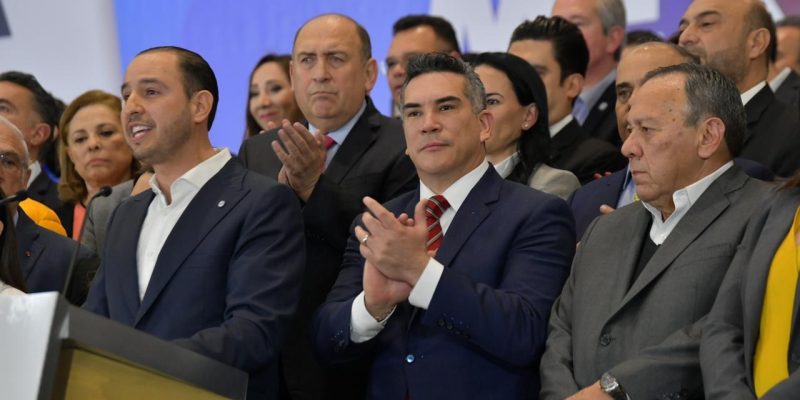 Es la orografía política nacional en el estira y afloje entre el presidente panista, Marko Cortés, y el priísta, Alejandro ‘Alito’ Moreno. FOTO: PRI
