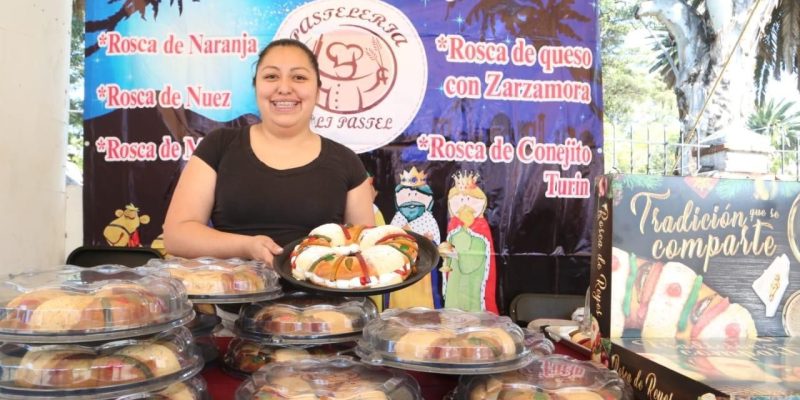 La Rosca de Reyes es uno de los panes de temporada favorito de muchas personas. Este año se podrá disfrutar de la mejor variedad de éste en el ‘Festival de la Rosca de Reyes, del cafecito, atolito y chocolatito’, en la alcaldía de Tláhuac. FOTOS: Especial