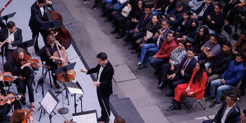 Para celebrar el mes del amor, el gobierno capitalino dio a conocer una serie de actividades que se llevarán a cabo durante febrero, porque “va a ser un mes de historia, amor, música y cultura”, expresó el jefe de Gobierno, Martí Batres, en la presentación del programa. Foto: GCDMX