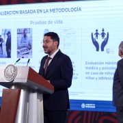 En la Ciudad de México, 44% de los desaparecidos fueron por ausencia voluntaria, afirmó Martí Batres Guadarrama, jefe de gobierno de la Ciudad de México, durante su participación en la conferencia mañanera del gobierno federal. FOTO: GCDMX