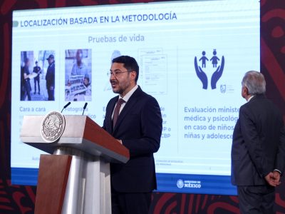 En la Ciudad de México, 44% de los desaparecidos fueron por ausencia voluntaria, afirmó Martí Batres Guadarrama, jefe de gobierno de la Ciudad de México, durante su participación en la conferencia mañanera del gobierno federal. FOTO: GCDMX