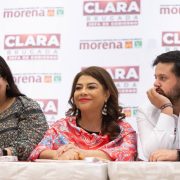La candidata a la Jefatura de Gobierno, Clara Brugada dijo que la prohibición del Instituto Electoral de la Ciudad de México (IECM) de que continúen hablando del tema del “cartel inmobiliario” y lo relacionen con un delito son excesivas. FOTO: Especial