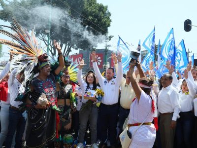 Militantes de Morena renuncian y se suman al proyecto de Taboada; le aportarán unos 50 mil votos en Iztapalapa.