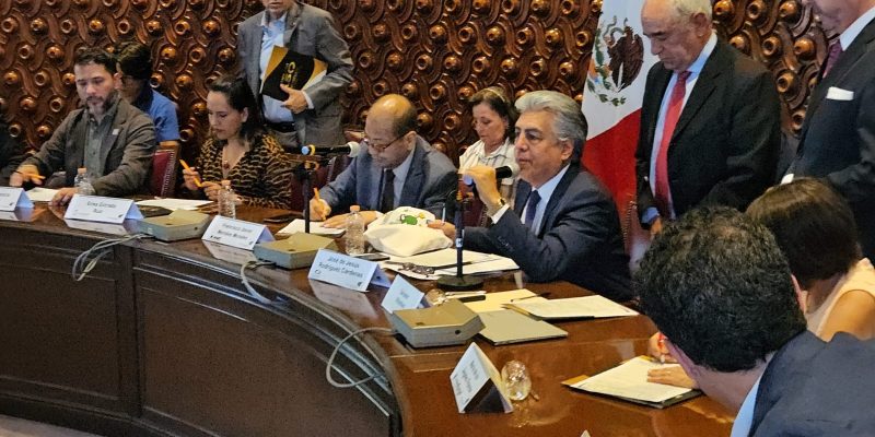 El Consejero Mauricio Huesca Rodríguez y la Consejera Erika Estrada Ruiz coincidieron en que el IECM ya está listo para recibir los votos de los 8 millones de personas inscritas de la Lista Nominal en la capital, del país. FOTO: Especial