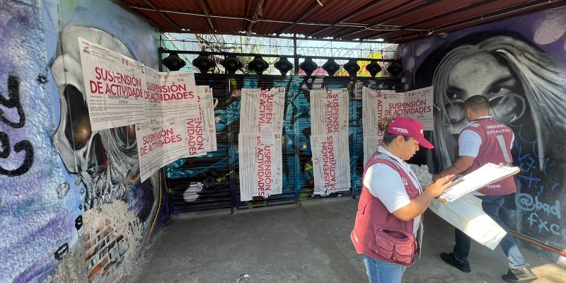 Ante las quejas vecinales, la venta de bebidas a menores de edad y por escandalizar a altas horas de la madrugada, la alcaldía Azcapotzalco ordenó la suspensión de actividades del establecimiento denominado “Mary Jane”. FOTO: Especial