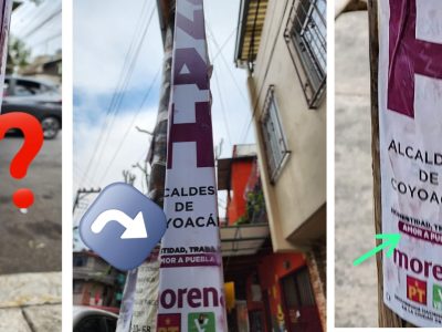 En un hecho sin precedentes la candidata de Morena, la expriísta Hannan de Lamadrid, hace campaña en Coyoacán, pero promoviendo al estado de Puebla. FOTO: Especial