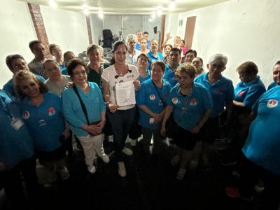 Lía Limón y representantes de los mercados de la alcaldía se comprometieron a seguir mejorando esos espacios, en pocas palabras a echarle “Más limón a los mercados de Álvaro Obregón”. FOTOS: Especial