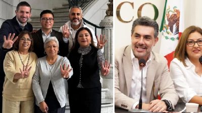 Jesús Sesma, diputado local del PVEM, escaló su afrenta, de la jefa de Gobierno, Clara Brugada, a la presidenta Claudia Sheinbaum, pues incluyó en las filas de su partido como su virtual candidata a la Alcaldía Tlalpan a la hoy ex perredista Alfa González, quien fuera edil en esa demarcación territorial, del grupo de Los Chuchos, los más odiados en Morena. FOTO: Especial