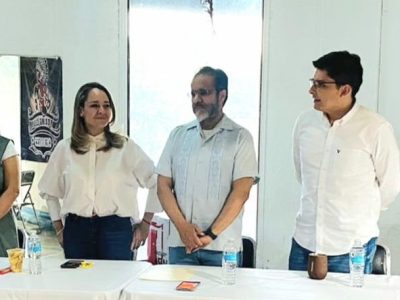 Morena y Hannah de Lamadrid, su candidata a la Alcaldía Coyoacán, de la mano de René Bejarano pretenden regularizar el comercio ambulante en esa demarcación y empadronarlo para cobrarle impuestos. “Con eso ganamos todos”, afirma la aspirante. FOTO: Especial