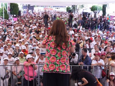 Clara Brugada, candidata a la Jefatura de Gobierno de la capital de México, dijo que, de ganar las elecciones el próximo 2 de junio, continuará con la transformación hacia una Ciudad más sustentable. FOTO: Especial
