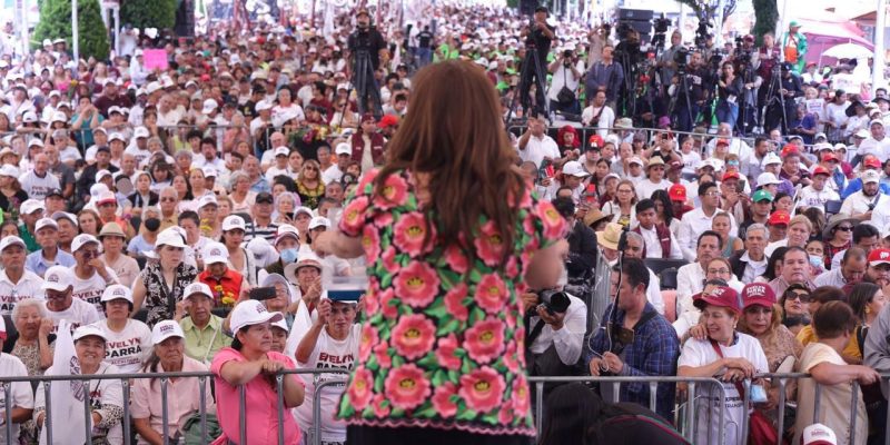 Clara Brugada, candidata a la Jefatura de Gobierno de la capital de México, dijo que, de ganar las elecciones el próximo 2 de junio, continuará con la transformación hacia una Ciudad más sustentable. FOTO: Especial