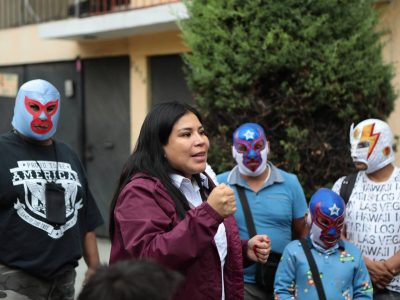 La candidata a la alcaldía de Iztacalco por la coalición “Sigamos Haciendo Historia”, Lourdes Paz, prometió que, de ganar las elecciones del 2 de junio, destinaría mayores recursos para la seguridad en dicha demarcación territorial, esto de la mano de una buena administración del gasto público. FOTO: Especial