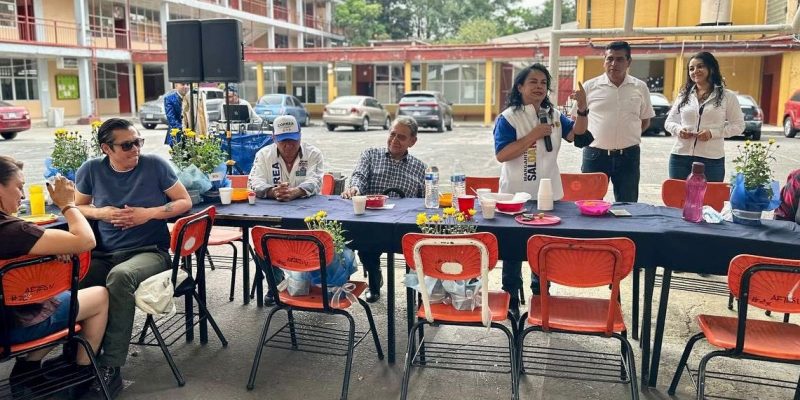 Los módulos de policía hoy se encuentran abandonados y en total descuido, convirtiéndose en sitios o guaridas de la delincuencia, razón por la cual habremos de rescatarlos dijo la candidata a la alcaldía Azcapotzalco del PAN, PRI y PRD, Margarita Saldaña. FOTO: Especial