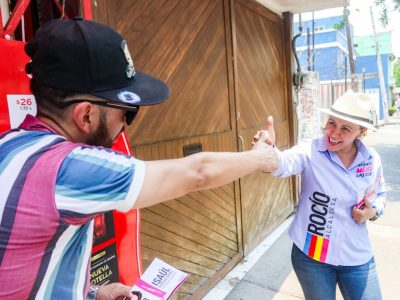 La candidata a la Alcaldía Venustiano Carranza, Rocío Barrera dijo que, pese a enfrentar una “elección de Estado”, la coalición Va por la CDMX ganará la demarcación y la capital del país el 2 de junio. FOTO: Especial