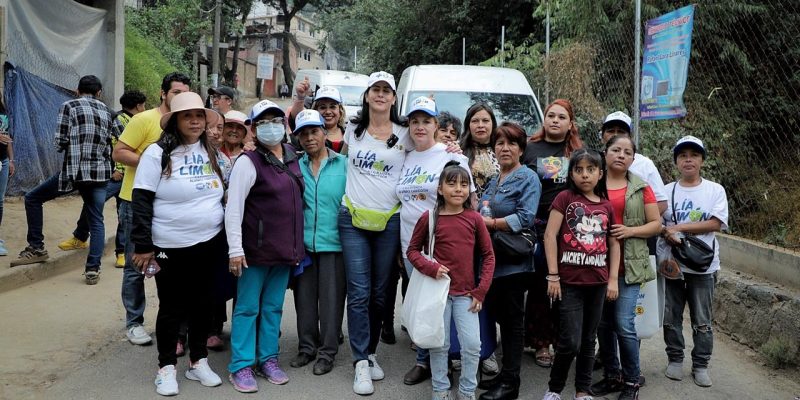 Vecinos de todas las colonias de Álvaro Obregón continúan sumando su apoyo a Lía Limón para que continúe al frente de la alcaldía por un segundo periodo. FOTO: Especial