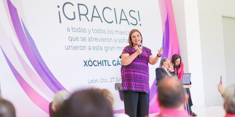Tras la contienda electoral, este viernes la ex candidata presidencial de la Coalición Fuerza y Corazón por México, Xóchitl Gálvez Ruiz realizó una visita en el estado de Guanajuato, en los municipios de León, Irapuato y Guanajuato capital.