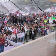 Este viernes, durante el segundo día de su gira de agradecimiento por la Ciudad de México, la jefa de Gobierno electa, Clara Brugada Molina, visitó las alcaldías Cuajimalpa y La Magdalena Contreras. FOTO: Especial