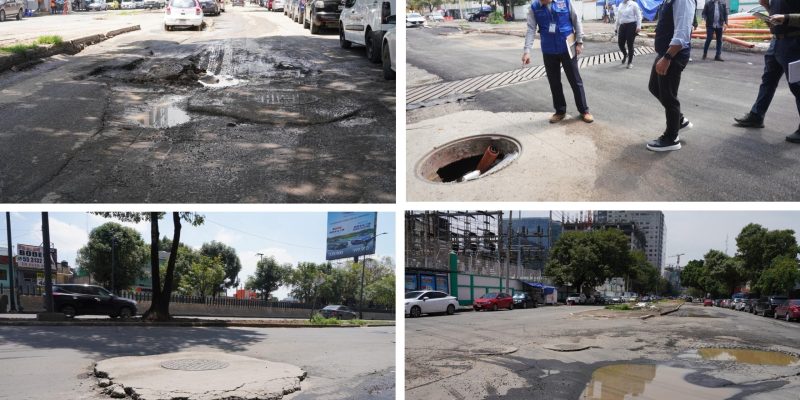 El alcalde de Miguel Hidalgo, Mauricio Tabe lanzó nuevamente un llamado al Gobierno de la Ciudad de México para rehabilitar los daños causados por las obras que realizó SACMEX sobre la lateral de Río San Joaquín y Presa Falcón y que provocan problemas de vialidad y molestias a los vecinos de la zona. FOTOS: Especial