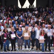 Trabajadores hombres y mujeres de la Alcaldía La Magdalena Contreras recibieron reconocimientos por capacitarse en el “Taller de Sensibilización en Perspectiva de Género y Derechos Humanos”. FOTOS: Especial