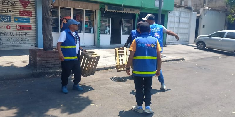Coyoacán retira 14 toneladas de mostrencos y estorbos para liberar calles