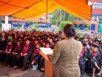 La alcaldesa Aleida Alavez Ruiz afirmó que la voz de las y los estudiantes se reflejará en las obras que se emprendan a través “De la A a la Z, Trazaremos la Meta”, acción que dará mantenimiento a 75 escuelas públicas de la demarcación. FOTO: Especial