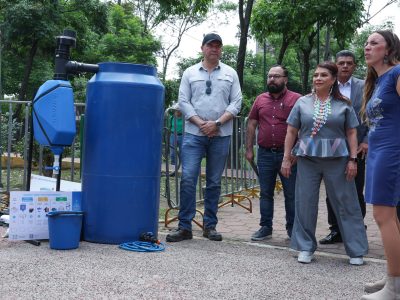 Presenta Brugada programa 'Cosecha de Lluvias' en Coyoacán