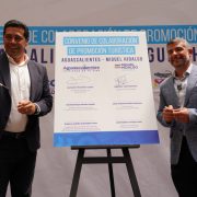 A través de un Convenio de Colaboración de Promoción Turística, la alcaldía Miguel Hidalgo y el municipio de Aguascalientes, estrecharon lazos para dar inicio a un intercambio turístico, cultural y comercial en beneficio de los habitantes de ambas entidades. FOTOS: Especial