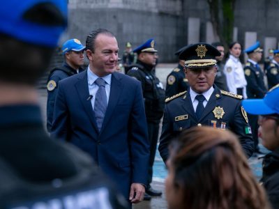 El alcalde de Cuajimalpa, Carlos Orvañanos, informó que en el marco del arranque del nuevo ciclo escolar 2025-2026, se tiene listo un esquema de seguridad listo para un regreso a clases tranquilo entre los padres de familias y autoridades del sistema educativo de nivel básico en lo público y privado. FOTO: Especial