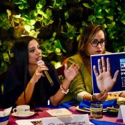 La presidenta del PAN en la Ciudad de México, Luisa Gutiérrez dijo que priorizarán, las causas ciudadanas y no las alianzas con otros partidos políticos. FOTO: Especial