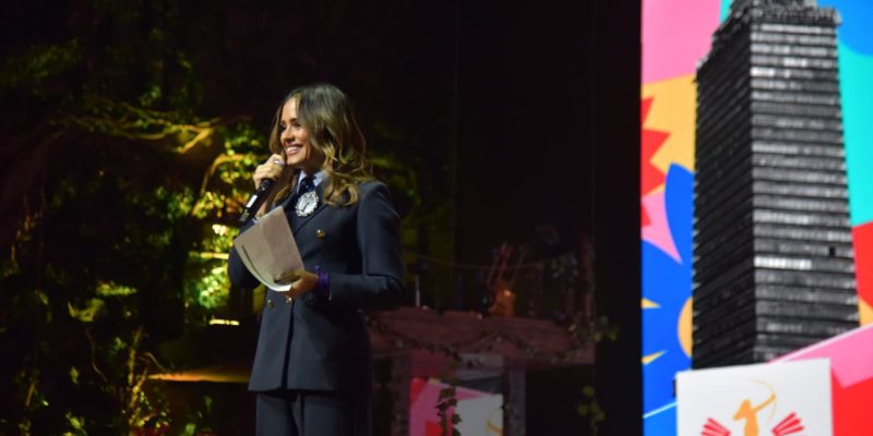Al presentar su Primer Informe de Gobierno, la alcaldesa de la Cuauhtémoc, Alessandra Rojo de la Vega, destacó avances importantes en el acento feminista de su administración, en seguridad y orden público, recuperación de espacios públicos, privilegio de acciones ecológicas, confianza y cercanía con la gente, lo que ha brindado prosperidad y mejor calidad de vida para los habitantes de la demarcación. FOTO: Especial