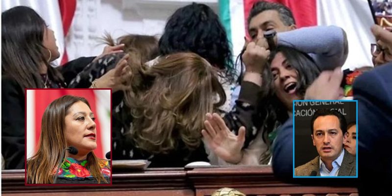 Desde el pleito a golpes en el Congreso de la Ciudad de México entre morenistas y panistas, el pasado 15 de diciembre, la coordinadora de los diputados del oficialismo, Xóchitl Bravo ha tratado de reconstruir el diálogo con su interlocutor, Andrés Atayde, coordinador del PAN. FOTOS: Especial