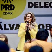 La presidenta del Partido de la Revocación Democrática (PRD) Ciudad de México, Nora Arias Contreras advirtió que el organismo político atraviesa un momento clave que requiere liderazgo, lealtad, claridad política y trabajo territorial para reconstruir la confianza ciudadana. FOTOS: Especial