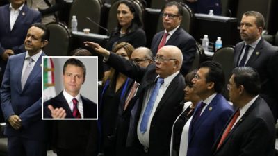 La designación de David Colmenares fue una de las últimas jugadas impulsadas por el presidente Enrique Peña. Con los votos a favor de los diputados del PRI con la abstención del PAN, el 15 de marzo de 2018 lo nombraron auditor para un periodo de 8 años. Aunque políticamente sus posibilidades de reelegirse son ínfimas, legalmente puede y se ha inscrito para ello. FOTOS: Presidencia - Cámara de Diputados