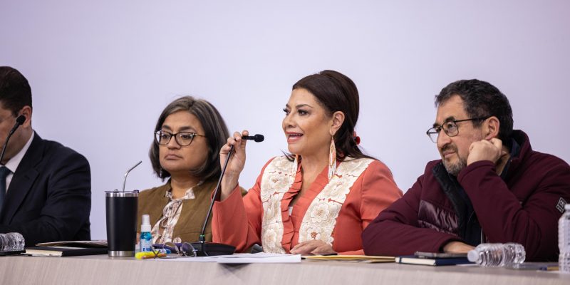 En la 183 Representación de la Pasión, Muerte y Resurrección del Cristo en Iztapalapa que se celebra esta Semana Santa se espera la asistencia de más de 2 millones de personas, por lo que se desplegó un operativo de seguridad con más de 9 mil policías, informó la jefa de Gobierno, Clara Brugada Molina. FOTO: Especial