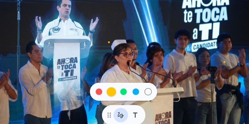 El presidente nacional del PAN, Jorge Romero Herrera reiteró su llamado a la ciudadanía a participar por una candidatura del blanquiazul para el proceso electoral del 2027. FOTOS: PAN, editadas en IA Gemini