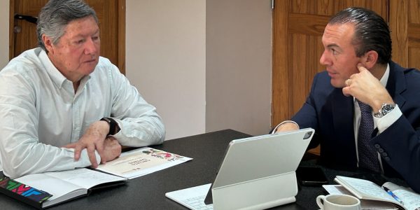 Semovi y Alcaldía Cuajimalpa impulsan transporte interno en Santa Fe. FOTO: Especial