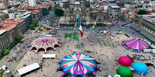 Inaugura Brugada ‘Zocalito de las Infancias', más de 100 actividades infantiles