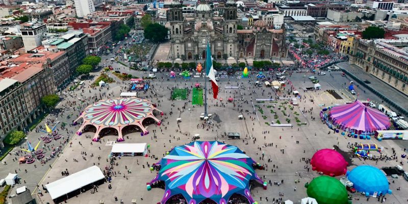 Inaugura Brugada ‘Zocalito de las Infancias', más de 100 actividades infantiles