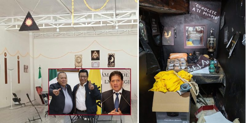 ¿Para qué más utilizó Estrada Carlos Estrada y Víctor Hugo Loboinmueble del PRD en Iztacalco? Ahí se encontraron símbolos e imágenes para hacer rituales, lo que coloquialmente también se le llama “brujería”, un término muy popular y genérico para identificar a quienes practican la santería y otras actividades esotéricas. FOTOS: Especial