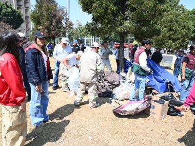 El despliegue interinstitucional abarcó dos puntos sobre la Avenida Paseo de la Reforma: uno a la altura de la calle Violeta, y otro en el cruce en Eje 1, en la colonia Morelos, donde se logró: