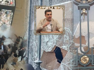 El origen de los destrozos en el Congreso de la CDMX tema tiene muchas lecturas políticas, pero parece claro que el principal afectado en este caso, el perdedor, es Sesma. FOTOS: Especial